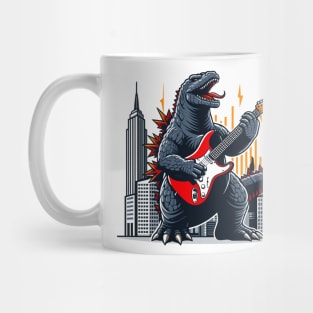 Godzilla Rock and Roll the City Mug